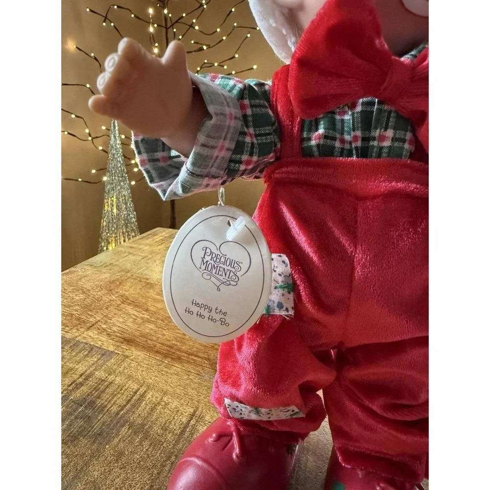 Precious Moments Happy Ho Ho Ho Bo Doll Red New Christmas Hobo‎ Clown Toy